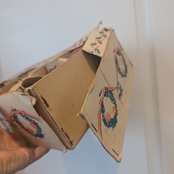 Vintage Christmas Tree Ornaments Set - Red, Orange, Silver - Picture 6 of 8